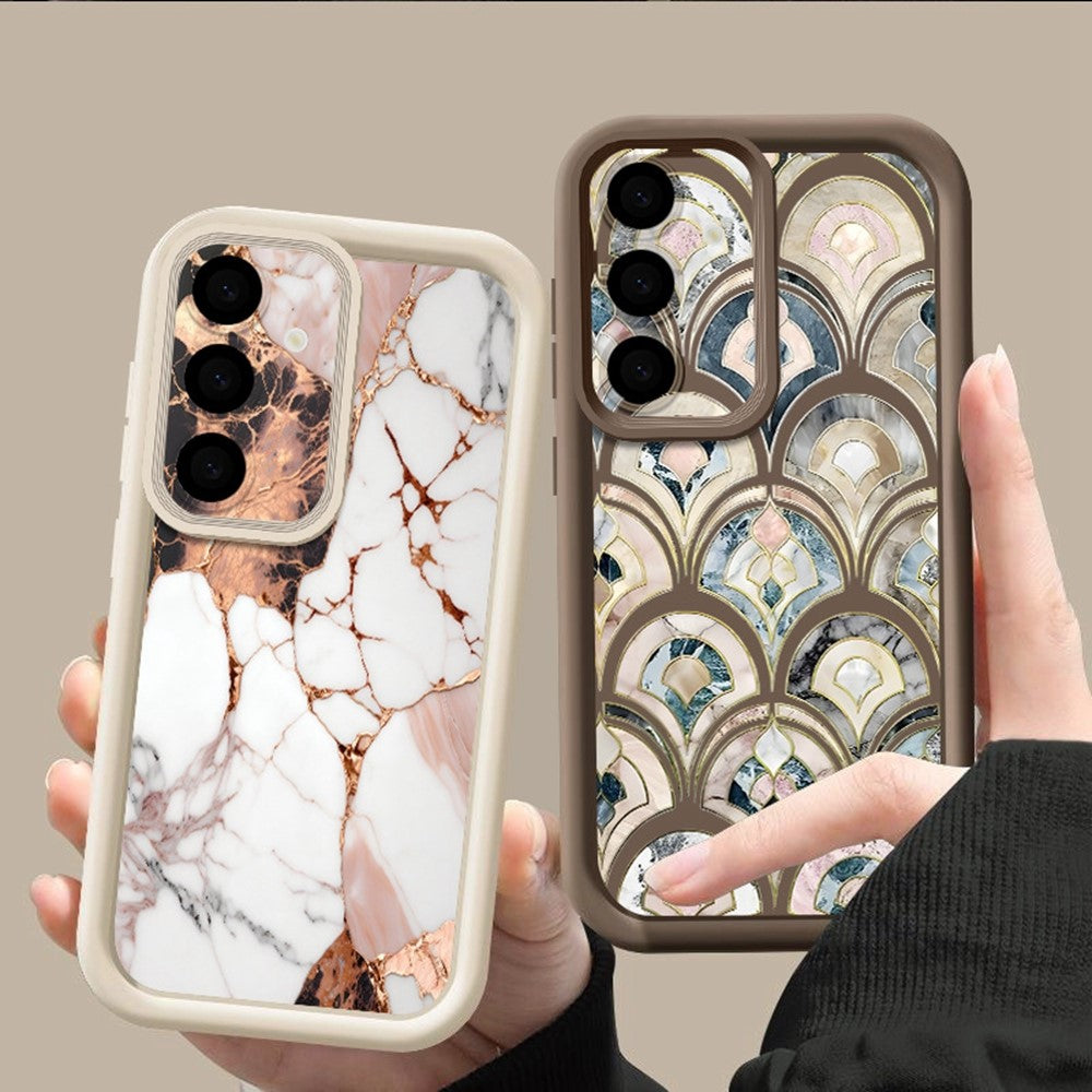 For Samsung Galaxy A17 4G / A17 5G Case Marble Design Precise Camera Protection TPU Shockproof Phone Cover