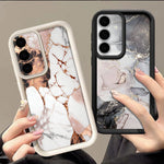 For Samsung Galaxy S25 FE Case Marble Design Precise Camera Protection TPU Shockproof Phone Cover