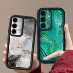 For Samsung Galaxy S25 FE Case Marble Design Precise Camera Protection TPU Shockproof Phone Cover