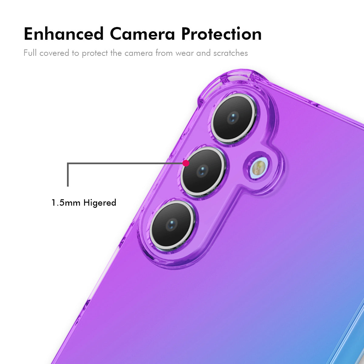 ENKAY for Samsung Galaxy A27 5G TPU Case Thickened Four Corner Drop-proof Phone Back Cover
