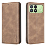 BINFEN COLOR for Xiaomi Poco F9 Pro 5G / Poco F8 Pro 5G / Redmi K100 Pro 5G (China) RFID Blocking Calf Texture PU Leather Phone Cover