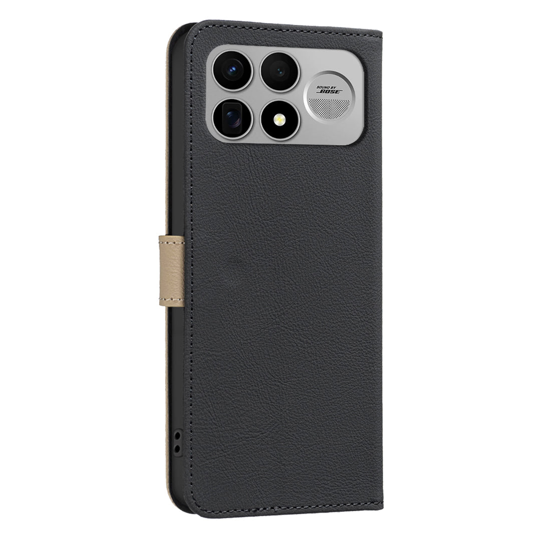 BINFEN COLOR for Xiaomi Poco F9 Ultra / Poco F8 Ultra / Redmi K100 Pro Max 5G (China)  BF36 Leather Case Floral Pattern Phone Cover RFID Blocking Wallet Stand
