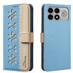 BINFEN COLOR for Xiaomi Poco F9 Ultra / Poco F8 Ultra / Redmi K100 Pro Max 5G (China)  BF36 Leather Case Floral Pattern Phone Cover RFID Blocking Wallet Stand
