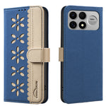 BINFEN COLOR for Xiaomi Poco F9 Ultra / Poco F8 Ultra / Redmi K100 Pro Max 5G (China)  BF36 Leather Case Floral Pattern Phone Cover RFID Blocking Wallet Stand