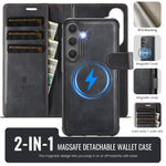 AUTSPACE for Samsung Galaxy S26 FE A05 Case Wallet Stand Detachable Leather Magnetic Phone Cover