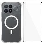 WANLONFENG for Xiaomi Redmi K100 Pro 5G (China) / Xiaomi Poco F9 Pro 5G WL2 Series 2.0mm Magnetic Case Clear TPU Phone Back Cover with Screen Film