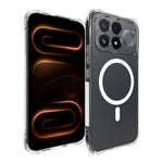 WANLONFENG for Xiaomi Redmi K100 Pro 5G (China) / Xiaomi Poco F9 Pro 5G WL2 Series 2.0mm Magnetic Case Clear TPU Phone Back Cover with Screen Film