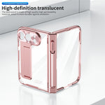 Til iPhone Fold Case Magnetisk Hængsel Galvaniseret PC Telefoncover med Skærmbeskyttelse / Stylus