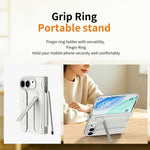 Til iPhone Fold Etui Stander Armbånd Telefoncover i Hård PC med Hærdet Glasfilm / Stylus