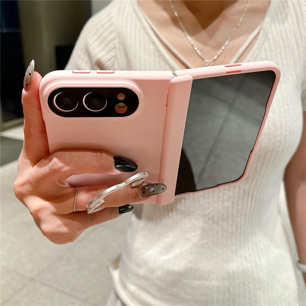 For iPhone Fold Case Heart Clover Kickstand PC Phone Cover with Screen Protector