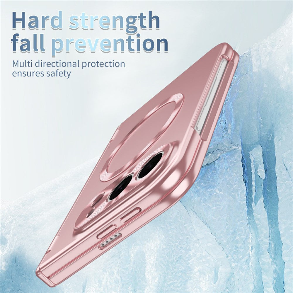 For iPhone Fold Magnetic Case Hard PC Phone Cover