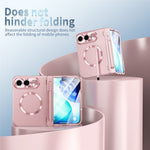For iPhone Fold Magnetic Case Hard PC Phone Cover