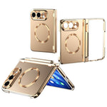 For iPhone Fold Magnetic Case Hard PC Phone Cover