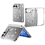 For iPhone Fold Magnetic Case Hard PC Phone Cover