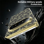 For Huawei Pura X Max Magnetic Case Pixelated Letter Pattern Leather + PC Hinge Protection Phone Cover