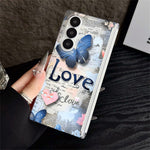 For Samsung Galaxy Z Fold8 Ultra Case Butterfly Pattern Magnetic Hinge PC Shockproof Phone Cover