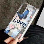 For Samsung Galaxy Z Fold8 Ultra Case Butterfly Pattern Magnetic Hinge PC Shockproof Phone Cover