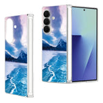 Til Samsung Galaxy Z Fold8 Ultra Cover Strandlandskab Mønster Magnetisk Hængsel Hard PC Telefoncover