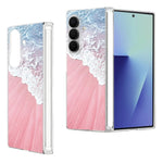 Til Samsung Galaxy Z Fold8 Ultra Cover Strandlandskab Mønster Magnetisk Hængsel Hard PC Telefoncover