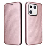 Xiaomi 13 Pro 5G Fallskyddande PU-lädermobilskal Korthållare Kolfibertextur Magnetiskt Flip-fodral