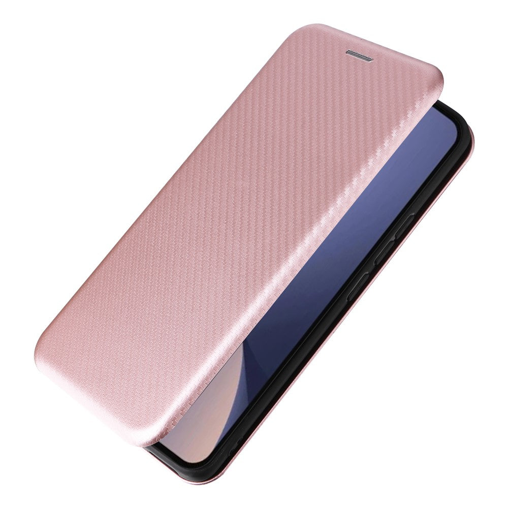 Xiaomi 13 Pro 5G Fallskyddande PU-lädermobilskal Korthållare Kolfibertextur Magnetiskt Flip-fodral