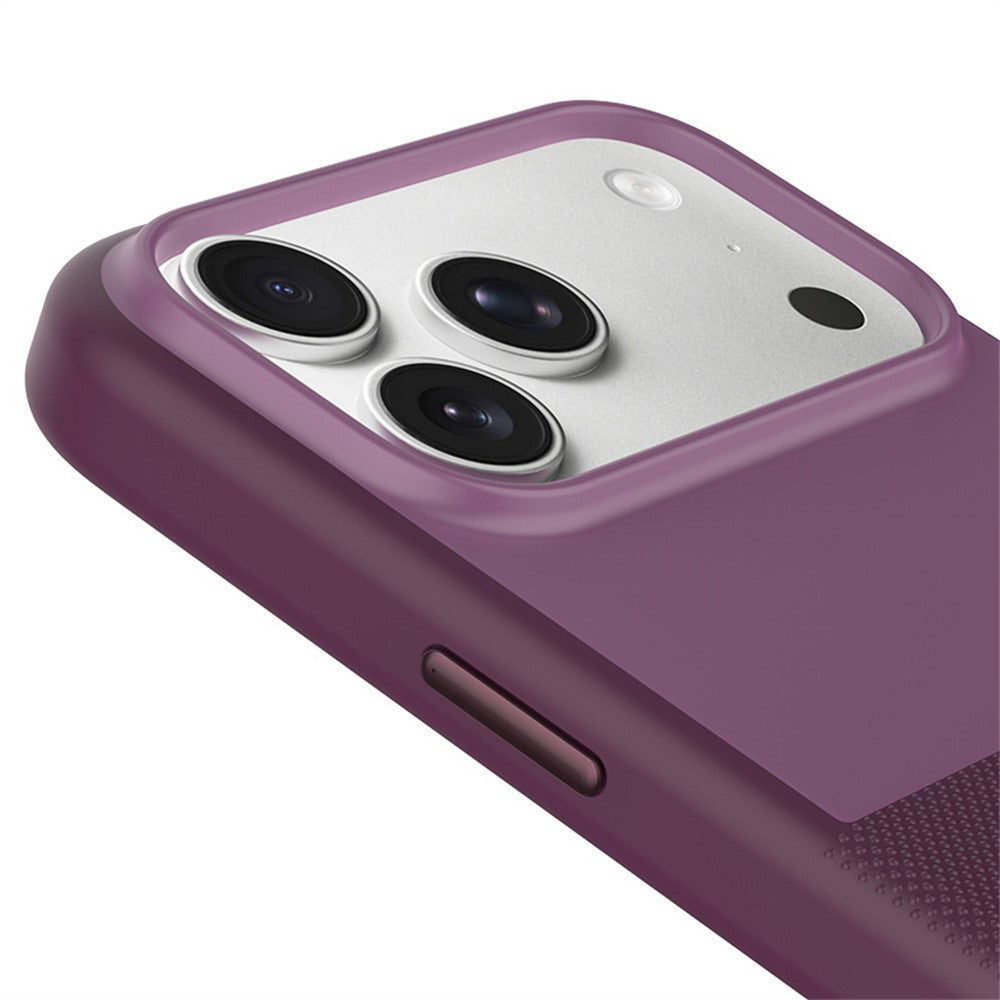For iPhone 18 Pro Max / 17 Pro Max Magnetic Case Dual Color Polka Dot Anti-Slip TPU + PC Phone Cover