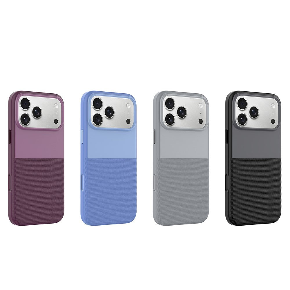 For iPhone 18 Pro Max / 17 Pro Max Magnetic Case Dual Color Polka Dot Anti-Slip TPU + PC Phone Cover