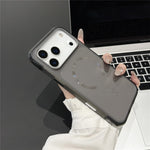 For iPhone 18 Pro / 17 Pro Magnetic Case Air Cushion Lightweight PC + TPU Anti-Yellowing Phone Cover