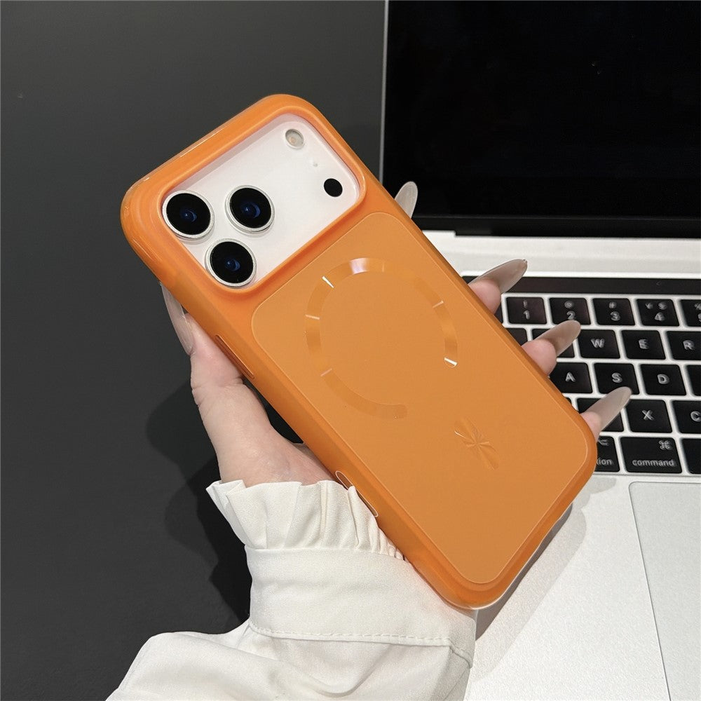 For iPhone 18 Pro Max / 17 Pro Max Magnetic Case Air Cushion Lightweight PC + TPU Anti-Yellowing Phone Cover