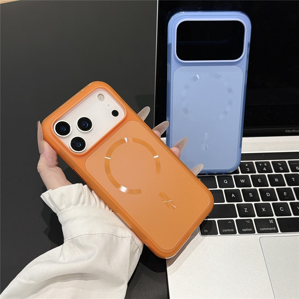 For iPhone 18 Pro Max / 17 Pro Max Magnetic Case Air Cushion Lightweight PC + TPU Anti-Yellowing Phone Cover