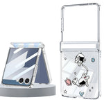 Til Samsung Galaxy Z Flip7 5G Etui Magnetisk Hængsel Klar Hård PC Stødsikkert Cover
