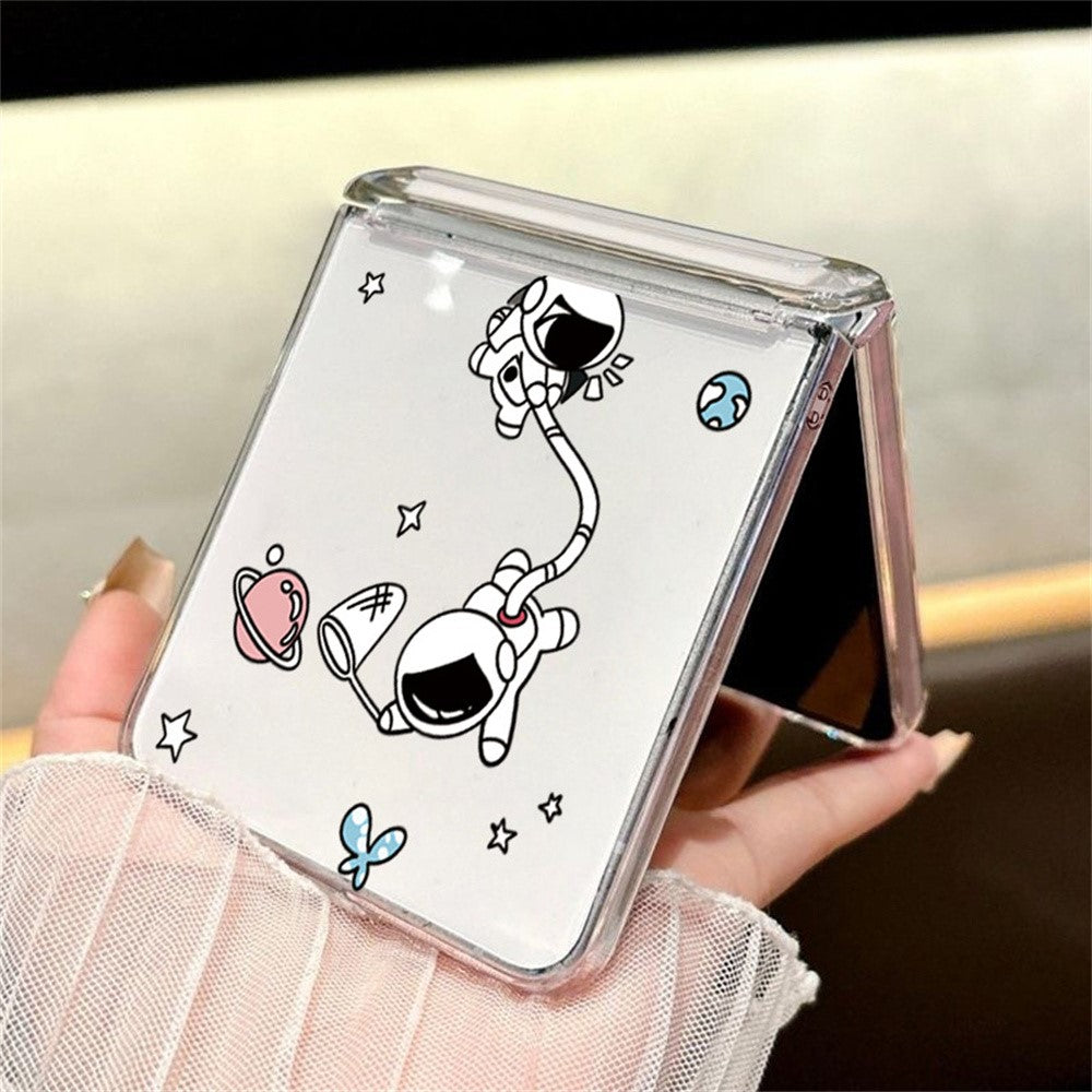 Til Samsung Galaxy Z Flip7 5G Etui Magnetisk Hængsel Klar Hård PC Stødsikkert Cover