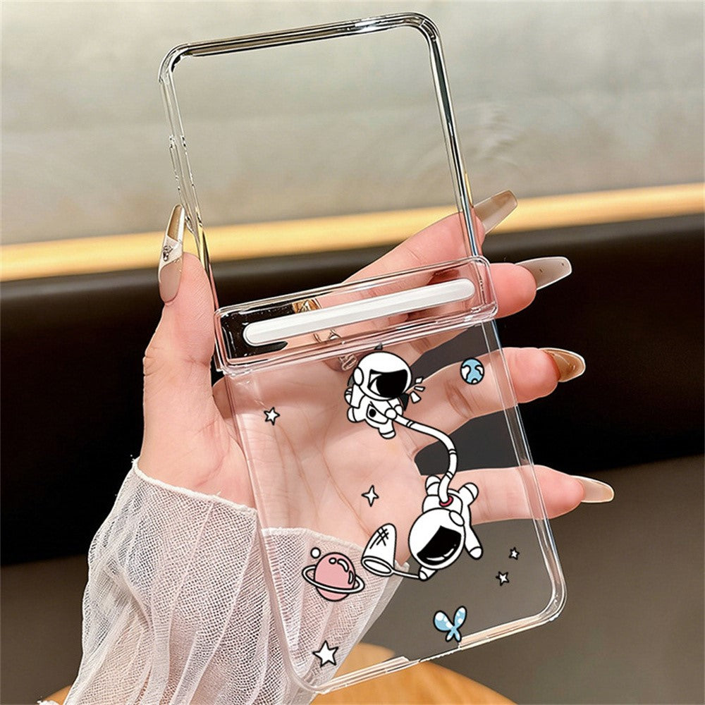 Til Samsung Galaxy Z Flip7 5G Etui Magnetisk Hængsel Klar Hård PC Stødsikkert Cover