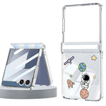 Til Samsung Galaxy Z Flip7 5G Etui Magnetisk Hængsel Klar Hård PC Stødsikkert Cover