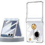 Til Samsung Galaxy Z Flip7 5G Etui Magnetisk Hængsel Klar Hård PC Stødsikkert Cover