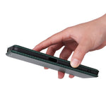 Mobilcover i PU-læder med kulfibertekstur til Xiaomi Redmi Note 12 5G (Global) / (Indien) / (Kina) / Poco X5 5G, magnetisk, med kortplads, stativ og flipetui