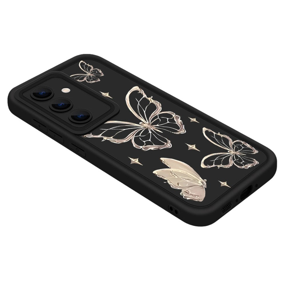 For Samsung Galaxy S26+ TPU Case Butterfly Pattern Camera Lens Protection Shockproof Phone Cover