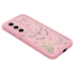 For Samsung Galaxy S26+ TPU Case Butterfly Pattern Camera Lens Protection Shockproof Phone Cover