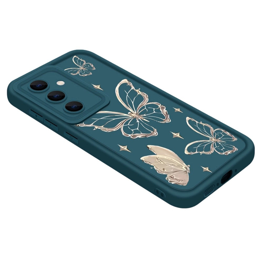 For Samsung Galaxy S26+ TPU Case Butterfly Pattern Camera Lens Protection Shockproof Phone Cover