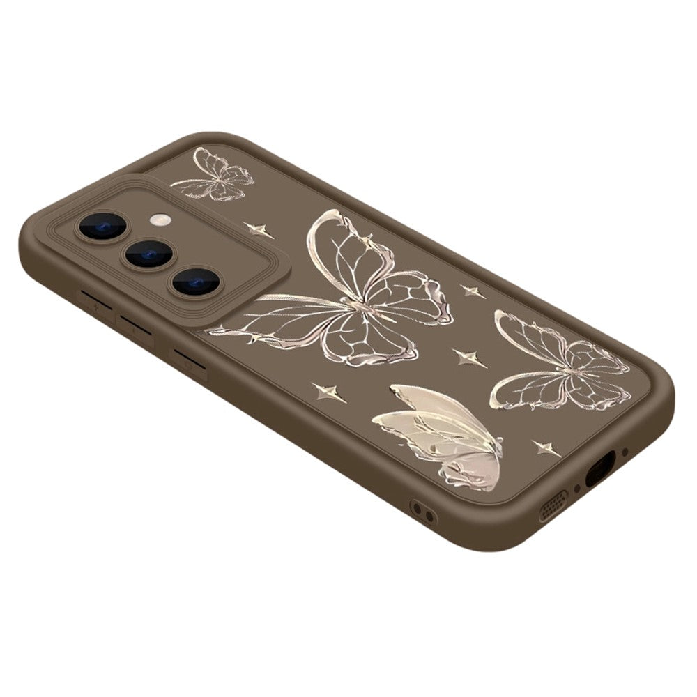 For Samsung Galaxy S26+ TPU Case Butterfly Pattern Camera Lens Protection Shockproof Phone Cover