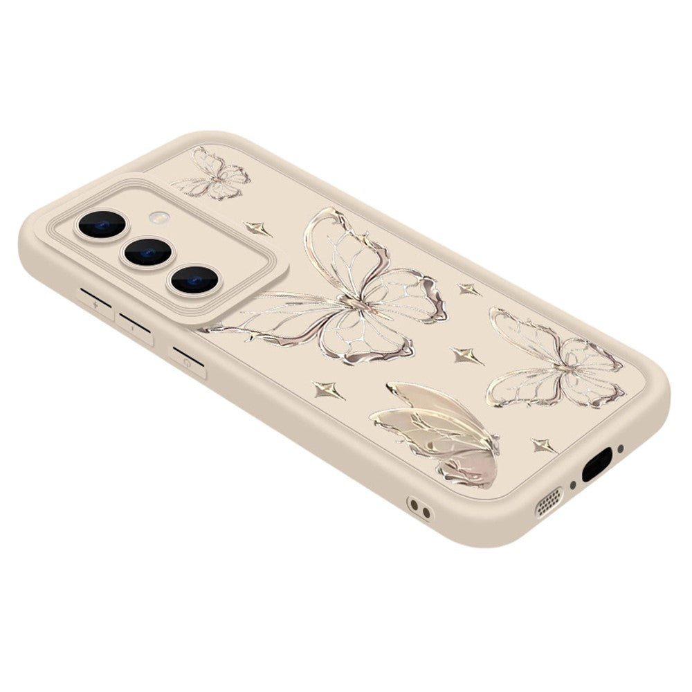 For Samsung Galaxy S26+ TPU Case Butterfly Pattern Camera Lens Protection Shockproof Phone Cover