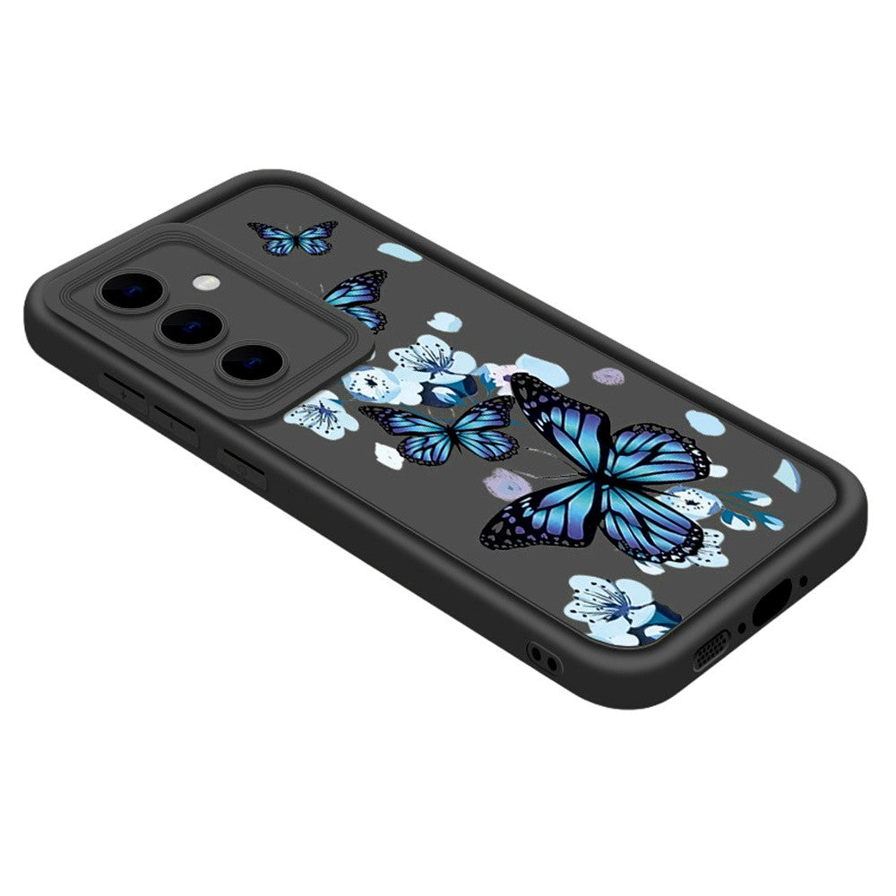 For Samsung Galaxy S26+ TPU Case Butterfly Pattern Camera Lens Protection Shockproof Phone Cover