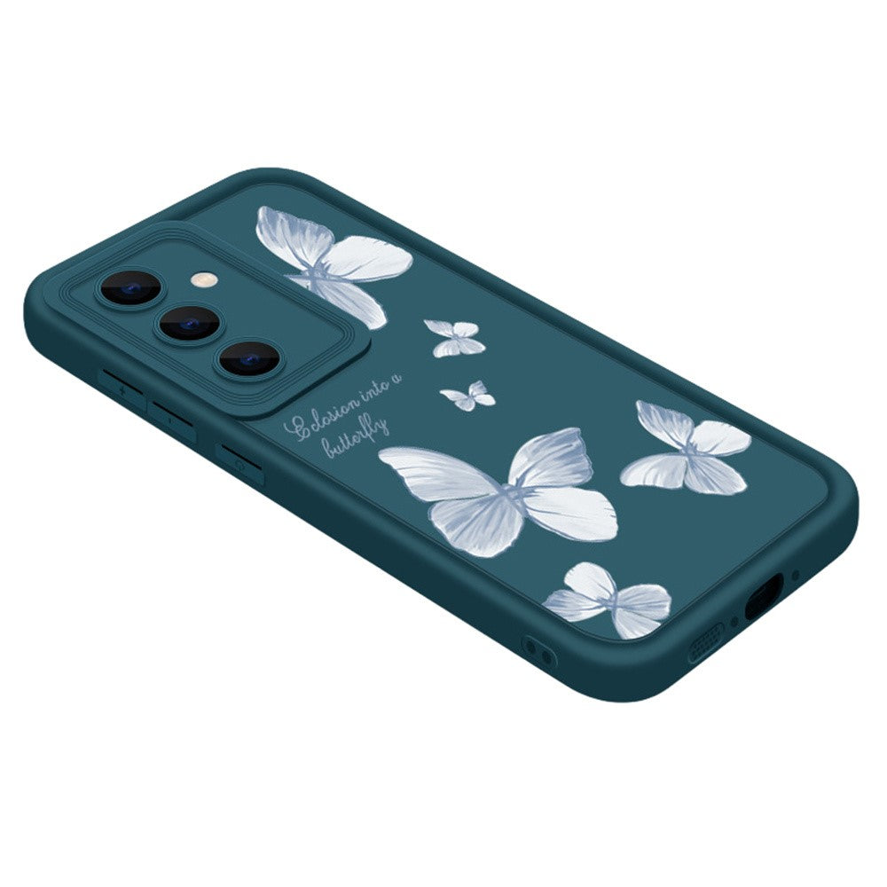 For Samsung Galaxy S26+ TPU Case Butterfly Pattern Camera Lens Protection Shockproof Phone Cover