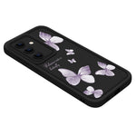 Til Samsung Galaxy S25+ TPU Cover med sommerfuglemønster Kameralinsebeskyttelse Stødsikkert Telefoncover