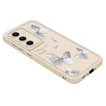 For Samsung Galaxy A37 5G TPU Case Butterfly Pattern Camera Lens Protection Shockproof Phone Cover