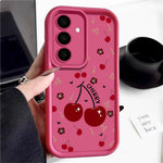 Til Samsung Galaxy A57 5G Cover Kirsebærmønster Kamerabeskyttelse Fuld dækning Stødsikkert TPU Telefoncover