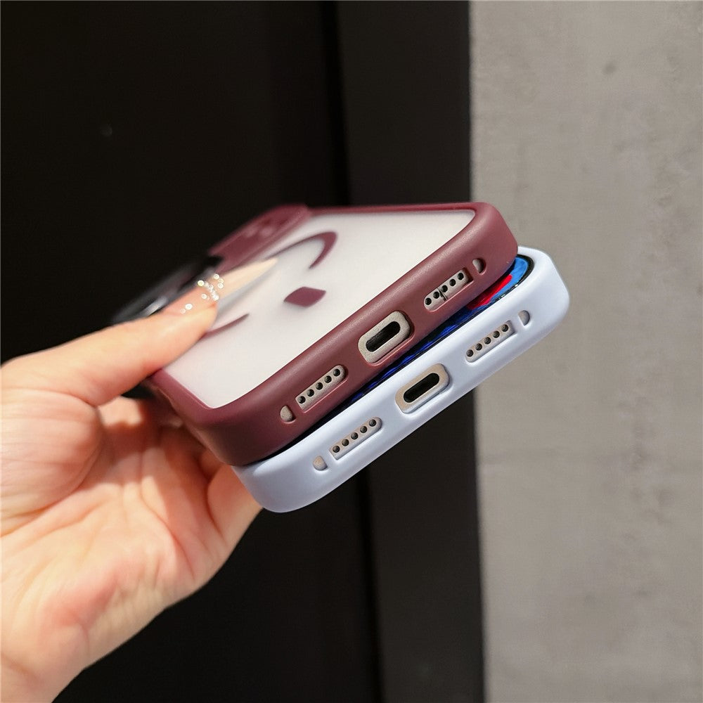 For iPhone 18 Pro Max / 17 Pro Max Magnetic Case TPU + PC Rubberized Finish Phone Cover