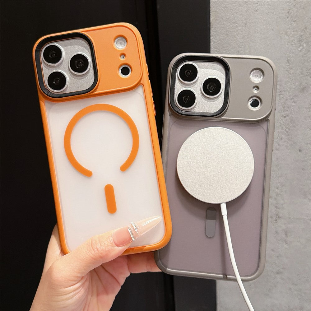 For iPhone 18 Pro Max / 17 Pro Max Magnetic Case TPU + PC Rubberized Finish Phone Cover