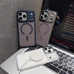 For iPhone 18 Pro Max / 17 Pro Max Magnetic Case TPU + PC Rubberized Finish Phone Cover