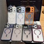 For iPhone 18 Pro Max / 17 Pro Max Magnetic Case TPU + PC Rubberized Finish Phone Cover